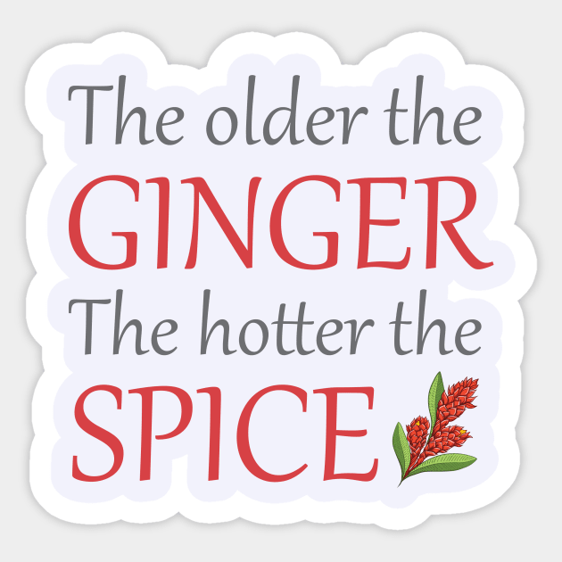 Ginger Spice Sticker by Gillentine Design
